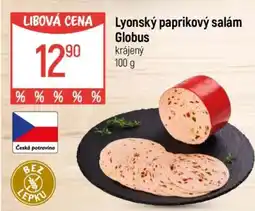 Globus Lyonský paprikový salám Globus nabídka