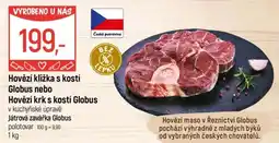 Globus Hovězí kližka s kostí Globus nebo Hovězí krk s kostí Globus nabídka
