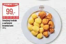 Globus Smažený květák s vařenými bramborami nabídka