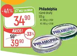 Globus Philadelphia různé druhy nabídka