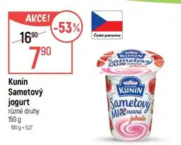 Globus Kunín Sametový jogurt nabídka