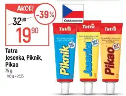 Globus Tatra Jesenka, Piknik, Pikao nabídka