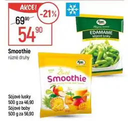 Globus Smoothie různé druhy nabídka