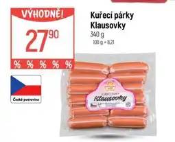 Globus Kuřecí párky Klausovky nabídka