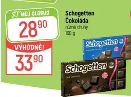 Globus Schogetten Čokoláda nabídka