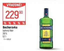 Globus Becherovka nabídka