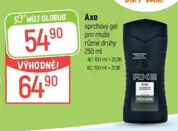 Globus Axe sprchový gel pro muže různé druhy 250 ml nabídka