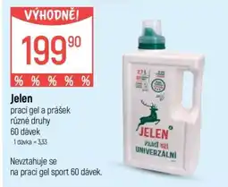 Globus Jelen prací gel a prášek nabídka