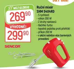 Globus Ruční mixér SHM 5404RD nabídka