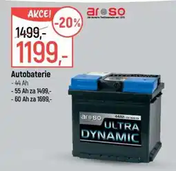 Globus Autobaterie 44 Ah nabídka