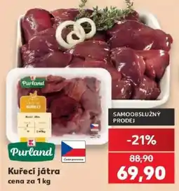 Kaufland Purland kuřecí játra nabídka