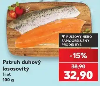 Kaufland Pstruh duhový lososovitý filet nabídka
