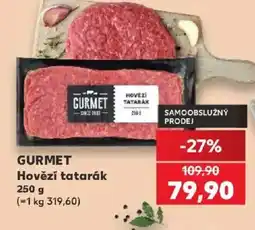 Kaufland Gourmet hovězí tatarák nabídka