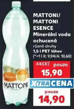 Kaufland Mattoni esence nabídka