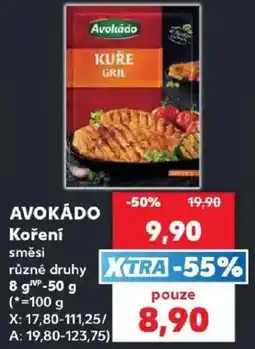 Kaufland Avokádo koření nabídka