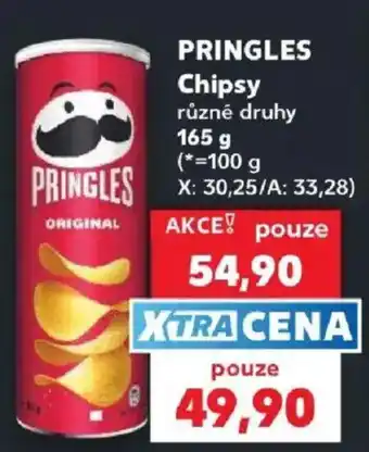 Pringles chipsy různé druhy
