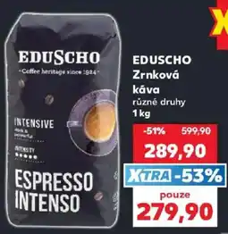 Kaufland Eduscho zrnková káva nabídka