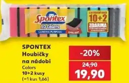 Kaufland Spontex houbičky na nádobí nabídka