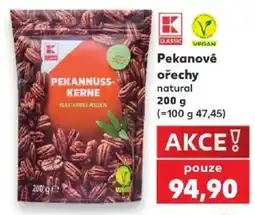 Kaufland K Classic pekanové ořechy natural nabídka