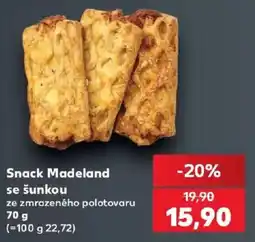 Kaufland Madeland snack se šunkou nabídka