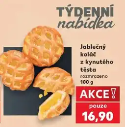 Kaufland Jablečný koláč z kynutého těsta nabídka