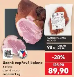 Kaufland Mistri uzené vepřové koleno z plece uzené maso nabídka