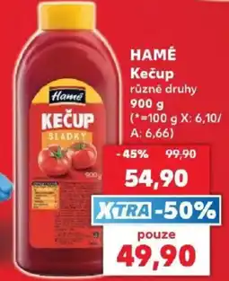 Kaufland Hame kečup sladký nabídka