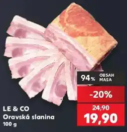 Kaufland Le & Co Oravská slanina nabídka