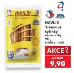 Kaufland Havlík trvanlivé tyčinky nabídka