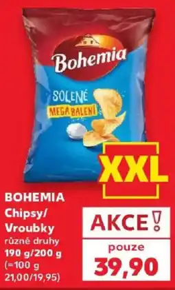 Kaufland Bohemia chipsy/vroubky nabídka