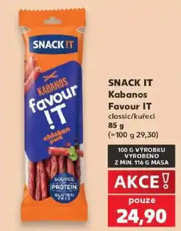 Kaufland Snack it kabanos favour it nabídka