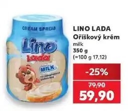 Kaufland Lino Lada oříškový krém nabídka