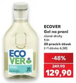 Kaufland Ecover gel na praní nabídka