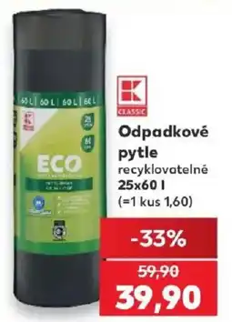 Kaufland K Classic odpadkové pytle nabídka