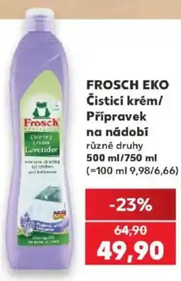 Kaufland Frosch čistící krém nabídka