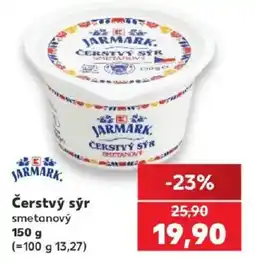 Kaufland Jarmark čerstvý sýr smetanový nabídka