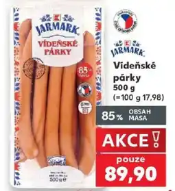 Kaufland Jarmark vídeňské párky nabídka