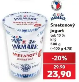 Kaufland Jarmark smetanový jogurt bílý nabídka