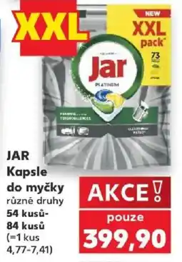 Kaufland Jar kapsle do myčky různé druhy nabídka