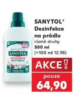 Kaufland Sanytol dezinfekce na prádlo nabídka
