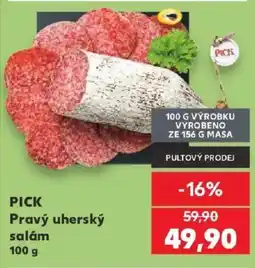 Kaufland Pick pravý uherský salám nabídka