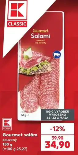Kaufland K Classic gourmet salám nabídka
