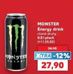 Kaufland Monster energy drink nabídka