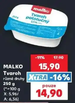 Kaufland Malko Tvaroh nabídka