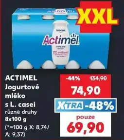 Kaufland Actimel jogurtové mléko s L. casei nabídka