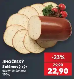 Kaufland Jihočeský salámový sýr nabídka