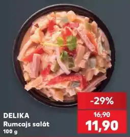 Kaufland Delika rumcajs salát nabídka