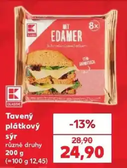 Kaufland K-Classic tavený plátkový sýr nabídka
