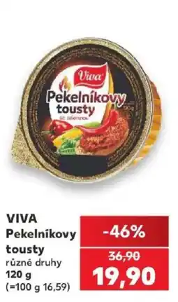 Kaufland Viva pekelníkovy tousty nabídka