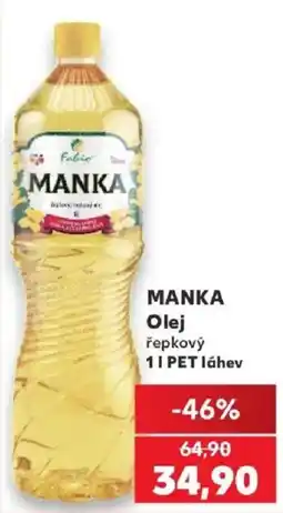 Kaufland Manka olej řepkový nabídka